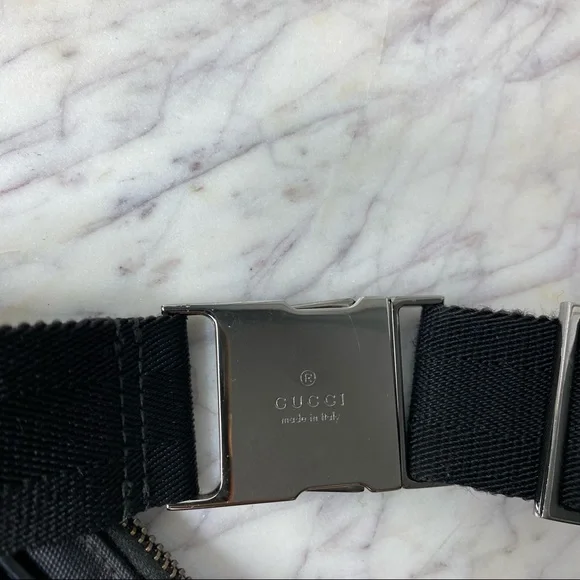 ✨Vintage Gucci GG Supreme Belt Bag Fanny Pack Bumbag Beige Coated Canvas Italy✨ - Picture 11 of 16
